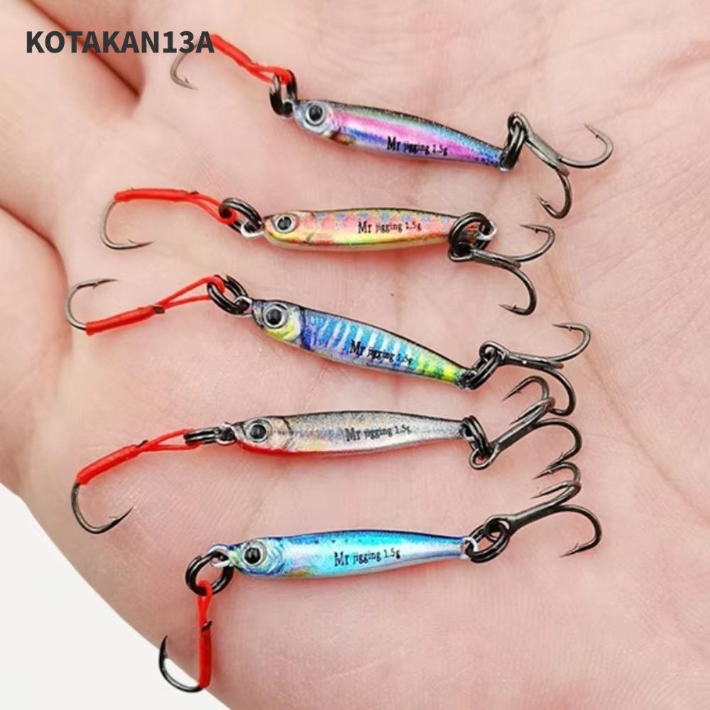 KOTAKAN13A Micro Jigging เหยื่อ,เลื่อม Bionic Mini Shape Mini Jig Lure, MINI Bionics Design 1.5g 3g 