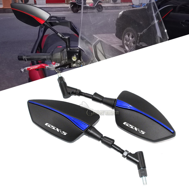 เหมาะสําหรับ Suzuki GSX-S750 GSX-S125 150 GSX-S1000 ดัดแปลง Tomahawk กระจกมองหลังสะท้อนแสง
