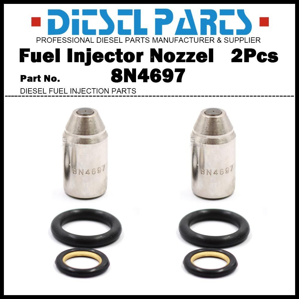 2 ชิ้นหัวฉีดน้ํามันเชื้อเพลิงหัวฉีดบริการ GRP 8N4697 8M1584 5M4086 Fit Caterpillar CAT 3004 3306