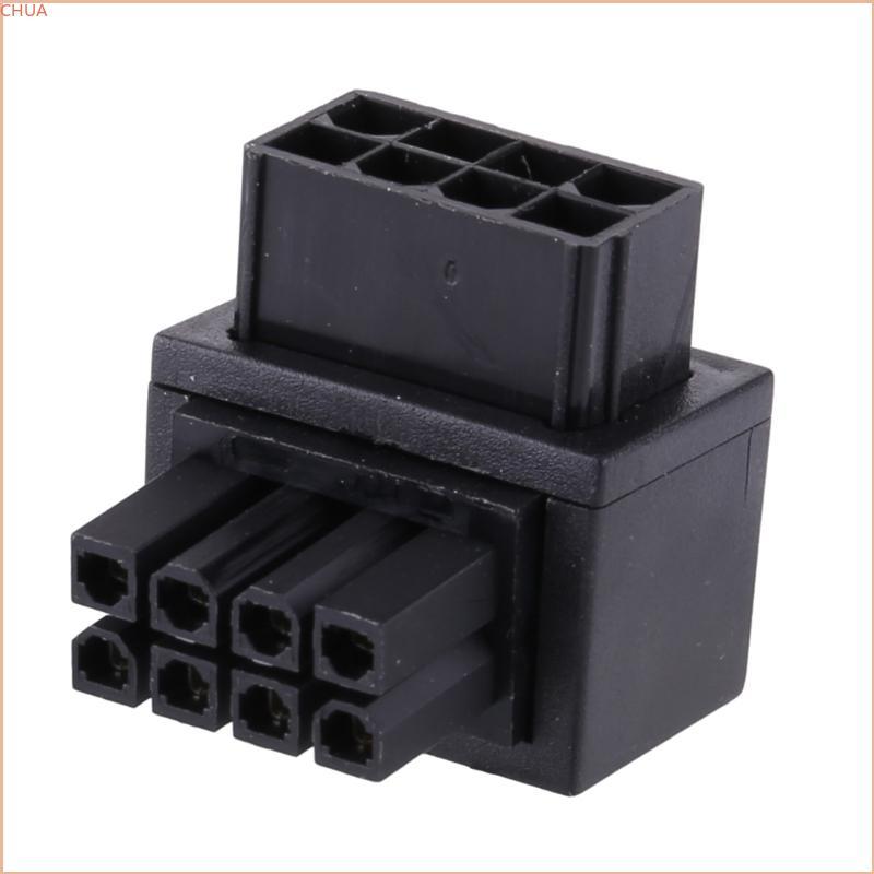 Chua 90 องศามุมอะแดปเตอร์ GPU Power Connector สําหรับเดสก์ท็อปกราฟิกการ์ด GPU Power Adapter