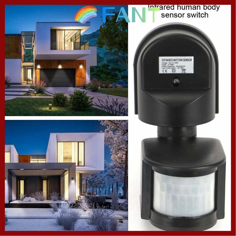 FANT อินฟราเรด PIR 220V ไฟ LED เซ็นเซอร์ติดผนัง
