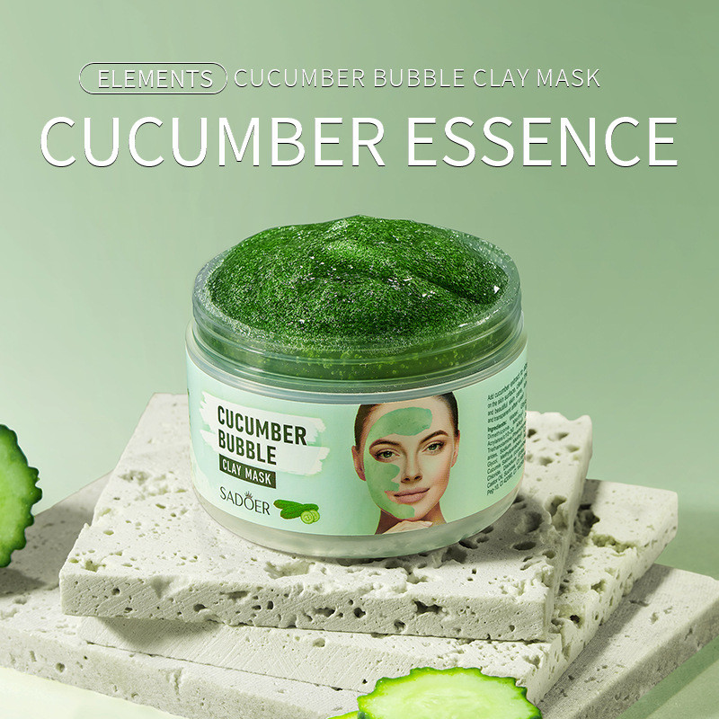 Bubble Mask Clay 100g Watermelon Peach Hydrating Moisturizing Clay Mask ผลิตภัณฑ์
