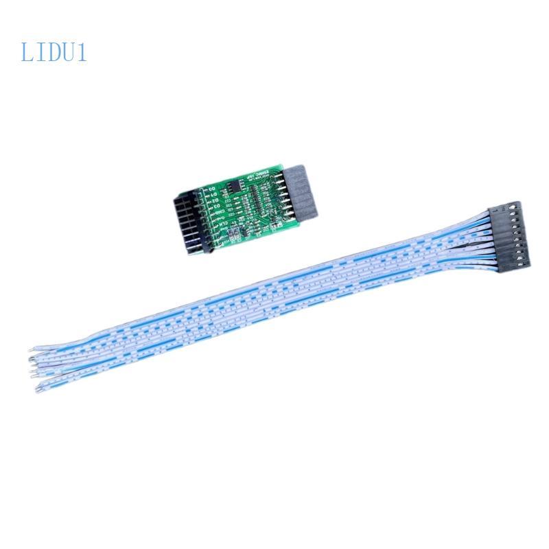 LIDU1 XGecu EMMC-ISP T48 โปรแกรมเมอร์เฉพาะอะแดปเตอร์สําหรับการเขียนโปรแกรมวงจรใน