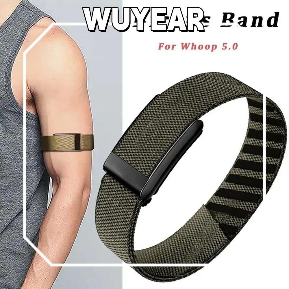 IWUYEAR Fitness Band,ปรับยืดหยุ่นBicepสําหรับ Whoop 5.0,คุณภาพสูงBreathableเปลี่ยนสายรัดไนลอนสําหรับ