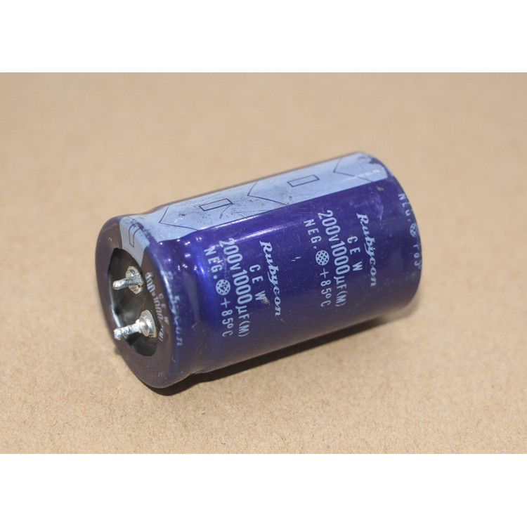 ญี่ปุ่นเดิมเครื่องถอดชิ้นส่วน Electrolytic Capacitor 200v1000uf200v1000uf 200v1000uf 200v1000