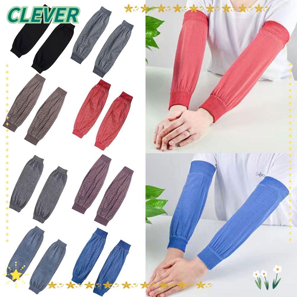 CLEVER Arm Cover, UV Protection Summer Cooling Arm Sleeves, Sunscreen Sleeves Cooking Work Sleeves A