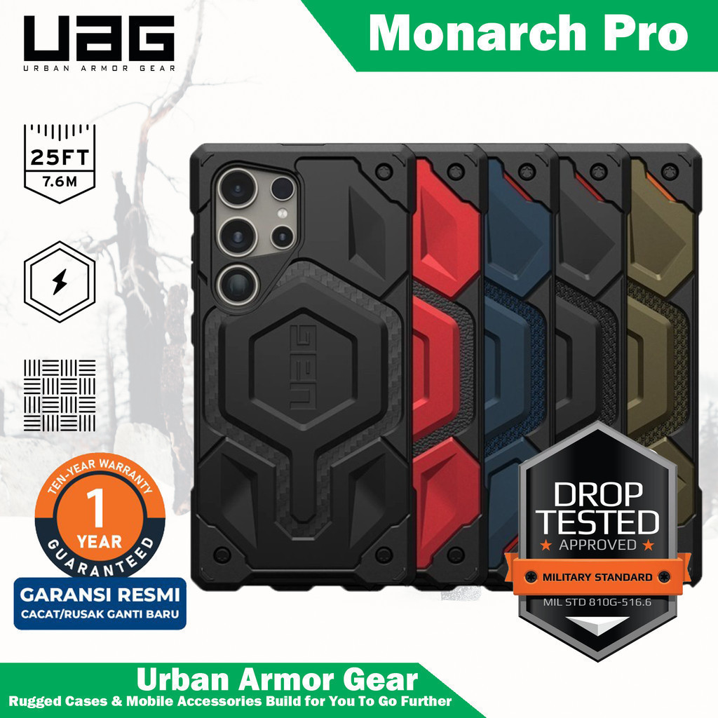 UAG Monarch Pro เคส Samsung Galaxy S25 S24 S23 Series กันกระแทก Premium Magnetic