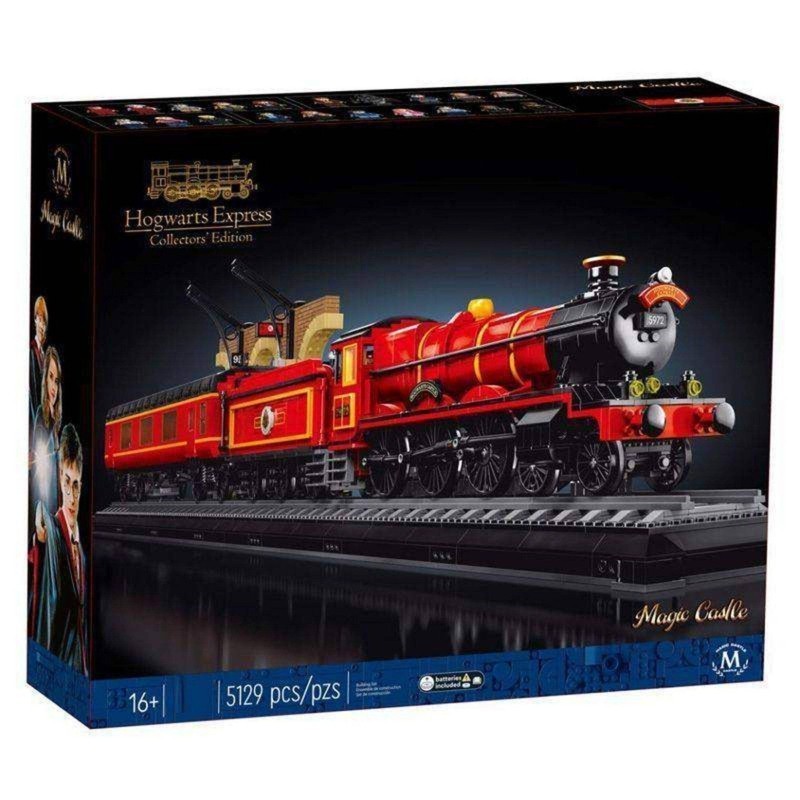 บล็อกตัวต่อที่เข้ากันได้ Harry Potter 76405 Hogwarts Express สถานีรถไฟประกอบของเล่น