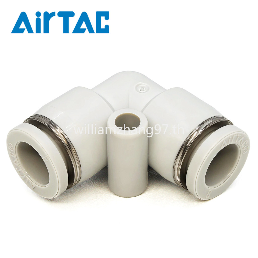 AIRTAC นิวเมติก L-Type ข้อศอก Push-in Air Fitting PV-4 PV-6 PV-8 PV-10 PV-12