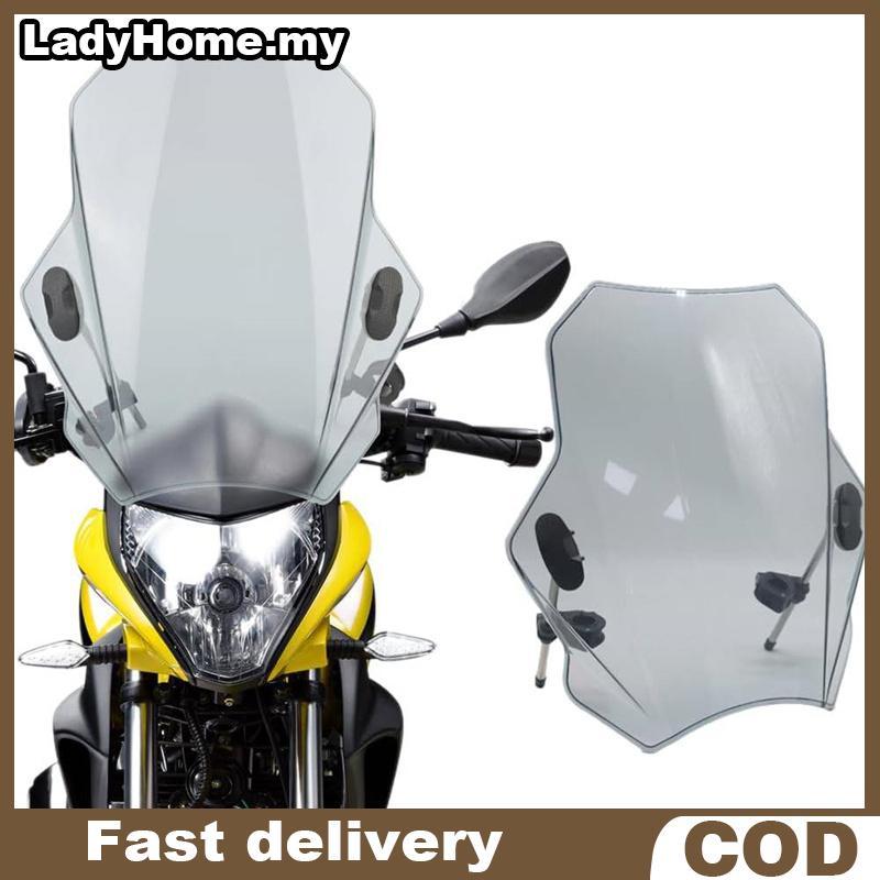 La Universal สําหรับ MT07 MT09 ฝาครอบกระจกกระจกรถจักรยานยนต์ปรับสําหรับ CBR600RR CB1000R GXSR 600 75