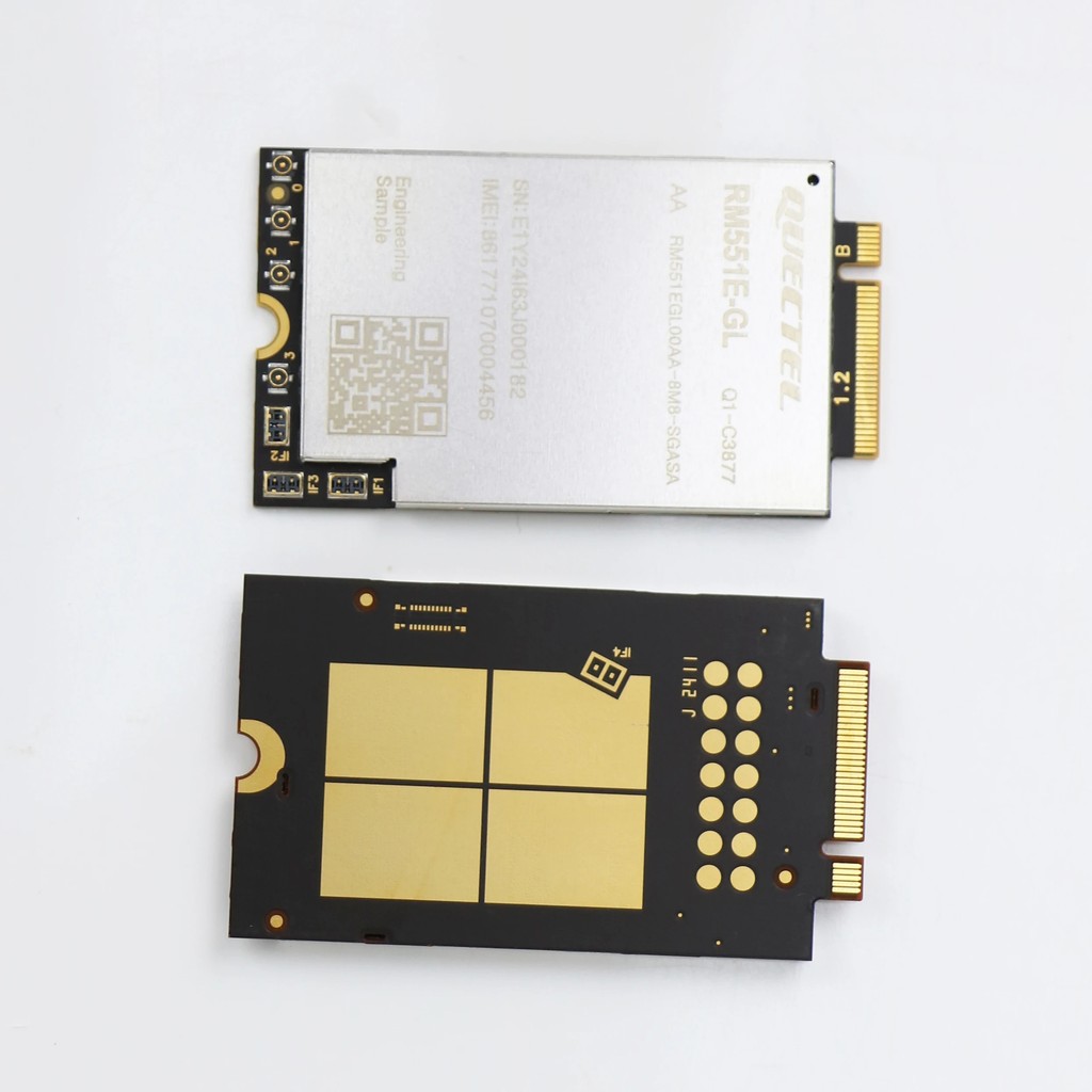 MGVL Qualcomm SDX75 ชิป WiFi โมดูล NSA SA 5G 4G 3G Multi-mode โมดูล M.2 RM551E-GL Quectel-5G โมดูล