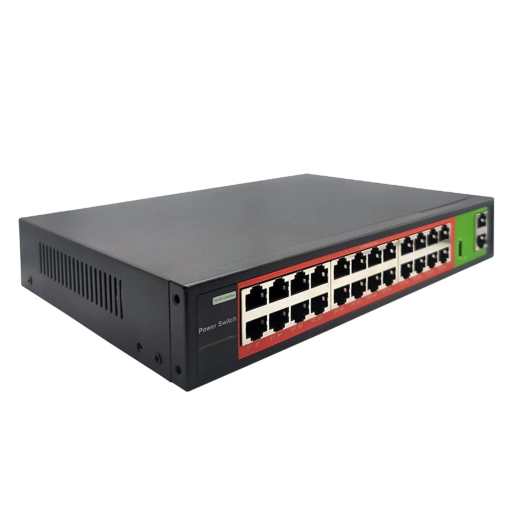 VNHK Professional 24 พอร์ต POE Switch LAN Lite Networking Switch