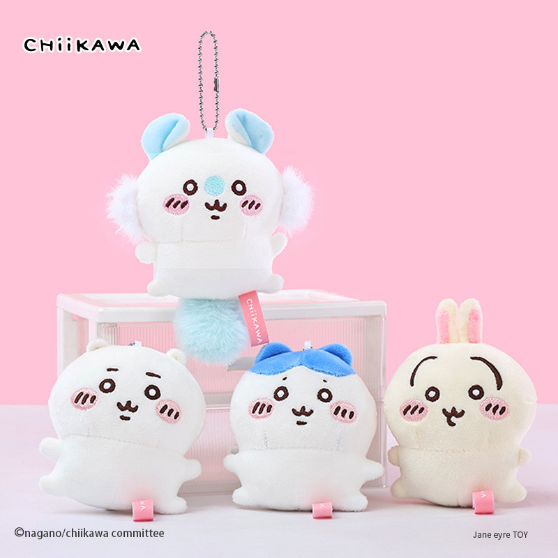 ของแท้ chikawa chikawa chikawa จี้ผ้ากํามะหยี่ Usachi Hachi Meow ตุ๊กตากระเป๋าจี้ของขวัญ