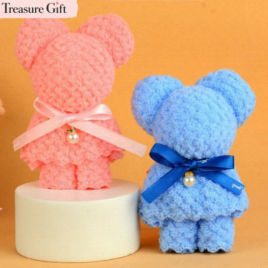ผ้าขนหนูตุ๊กตาหมี เหมาะกับเป็นของขวัญ ของชำร่วย งานแต่ง ผ้าขนหนู รูปหมี สุดน่ารัก ของขวัญวันเกิด