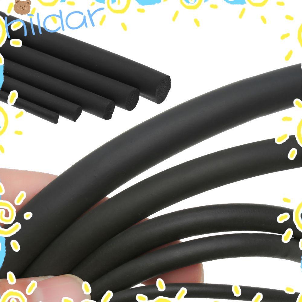 HLAR 5M Car Door Edge Protector โฟมยางกันเสียง O Shape ทนความร้อน Weatherstrip