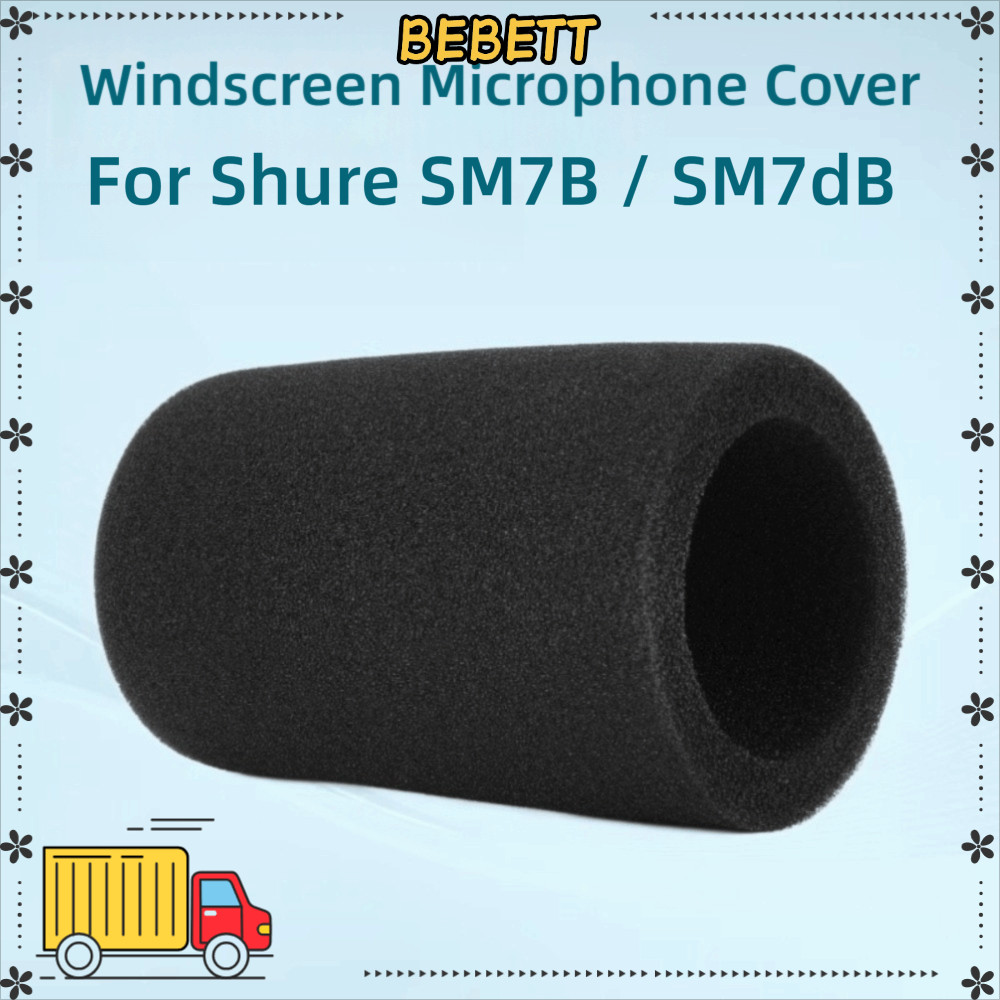 BEBEET 1 ชิ้นไมโครโฟน, Flocked ฟองน้ําโฟม Windproof Mic กระจก, Professional เปลี่ยน Pop Filter สําหร
