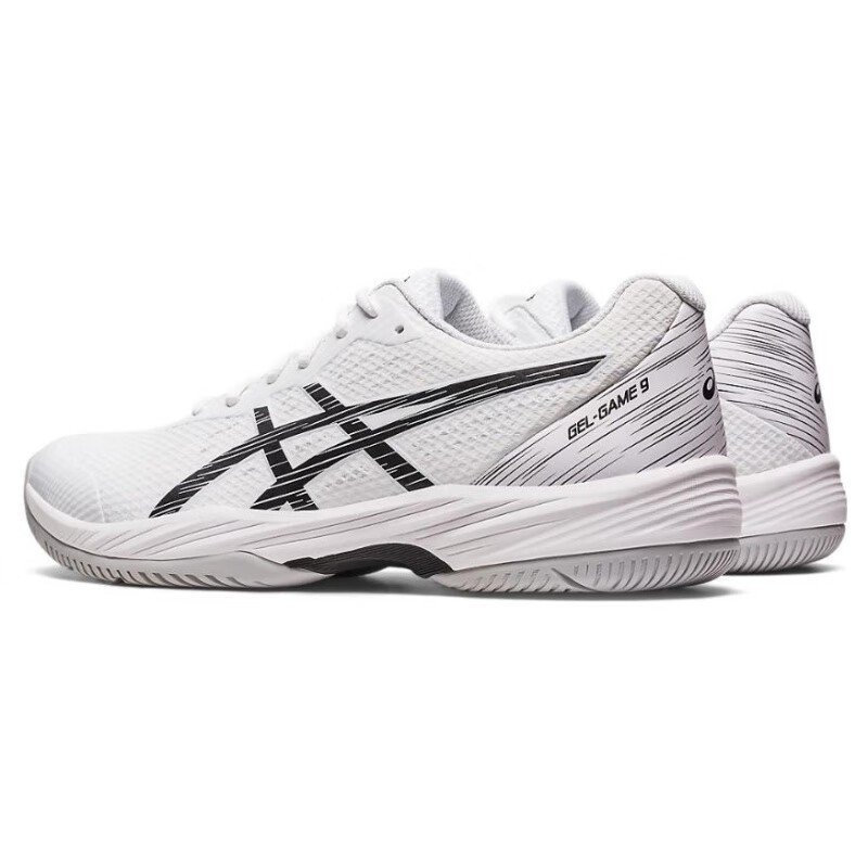 ASICS Aasics GEL GAME 9 low cut รองเท้าเทนนิสสําหรับผู้ชายผู้หญิงกีฬารองเท้าผ้าใบการฝึกอบรมรองเท้า V