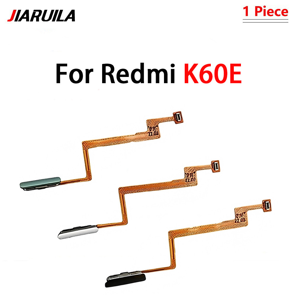 สําหรับ Redmi K60E ลายนิ้วมือเซนเซอร์ Scanner ปุ่มไฟฟ้า Touch ID Connecter Flex Cable