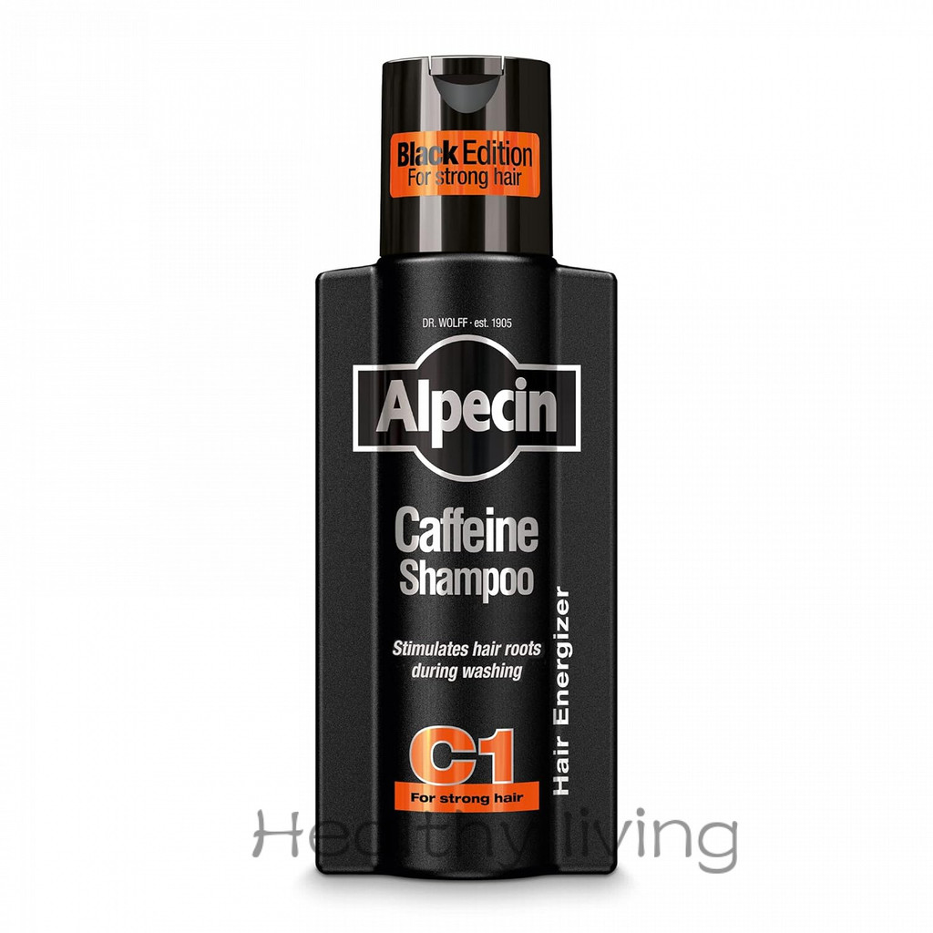 Alpecin Caffeine Shampoo C1 Black Edition with Bold Fragrance 8.45 oz I Hair Performance Enhancer ส่
