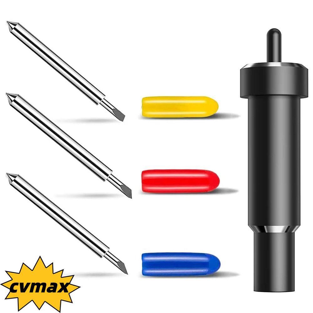 CYMX ใบมีดตัดลึก, ใบมีดพล็อตเตอร์เปลี่ยนโลหะ, Smooth 30 45 60 องศาใบมีดสําหรับ Cricut Explore 3/Air 