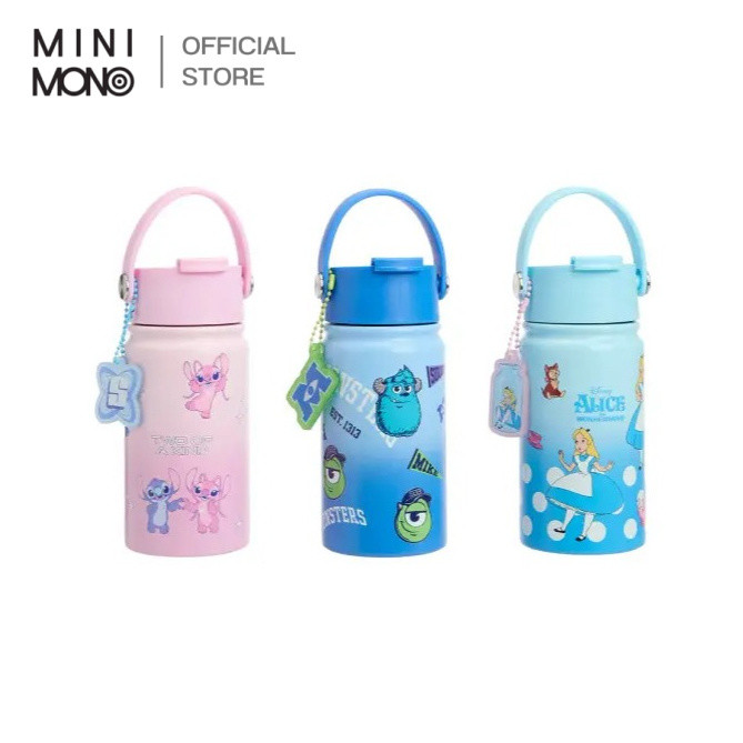 Mini Mono กระติกน้ำเก็บอุณหภูมิ พร้อมหูหิ้ว ลาย Disney ความจุ 350 มล.