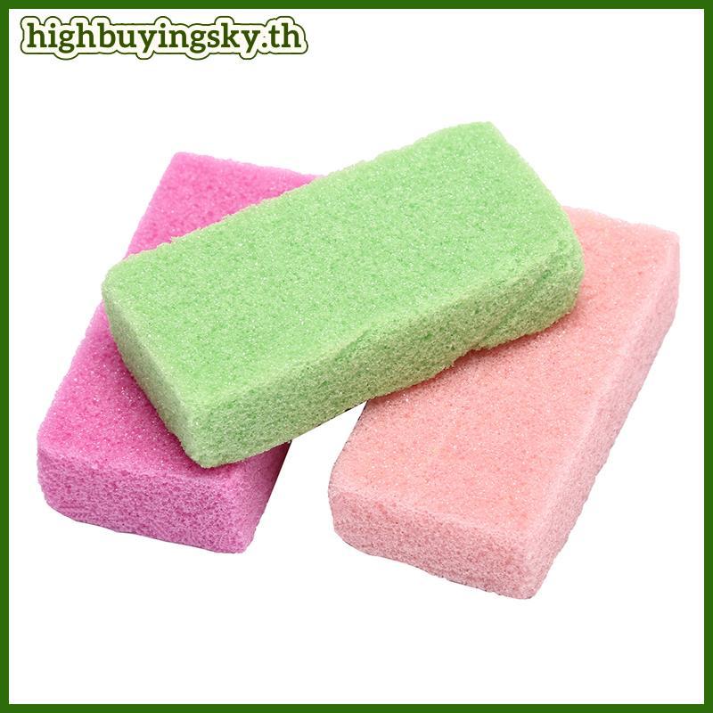 HSTH หินภูเขาไฟฟองน้ํา Exfoliate Foot Care ลบ Hard Dead Skin Feet Rasp HSTH