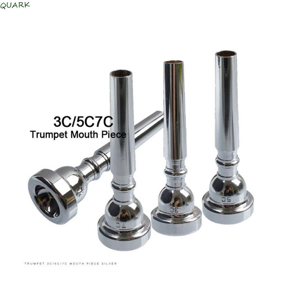 QUARK ปากเป่าทรัมเป็ต, Silver Gold Horn โลหะทรัมเป็ต Bugle ปาก, Performance 3C/5C/7C ทองเหลืองเริ่มต