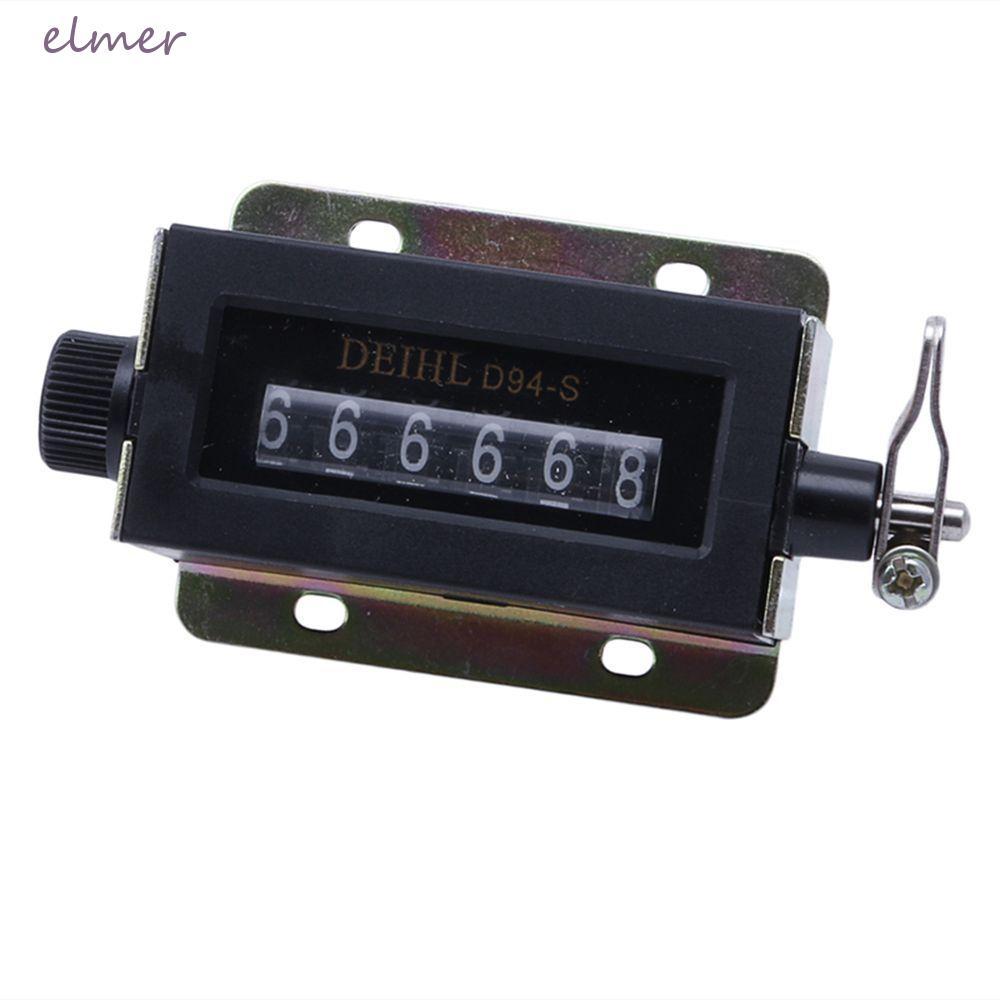 ELMER Tally Counter 1 ชิ้น D94-S หลักจอแสดงผลแหวนนิ้ว Clicker