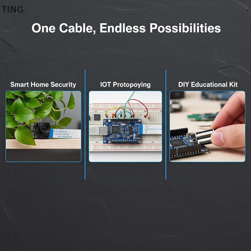 TING ESP32 CAM อะแดปเตอร์ขยายกล้องความเร็วสูงสําหรับ AI Visual อิเล็กทรอนิกส์ DIY โครงการการพัฒนา DD