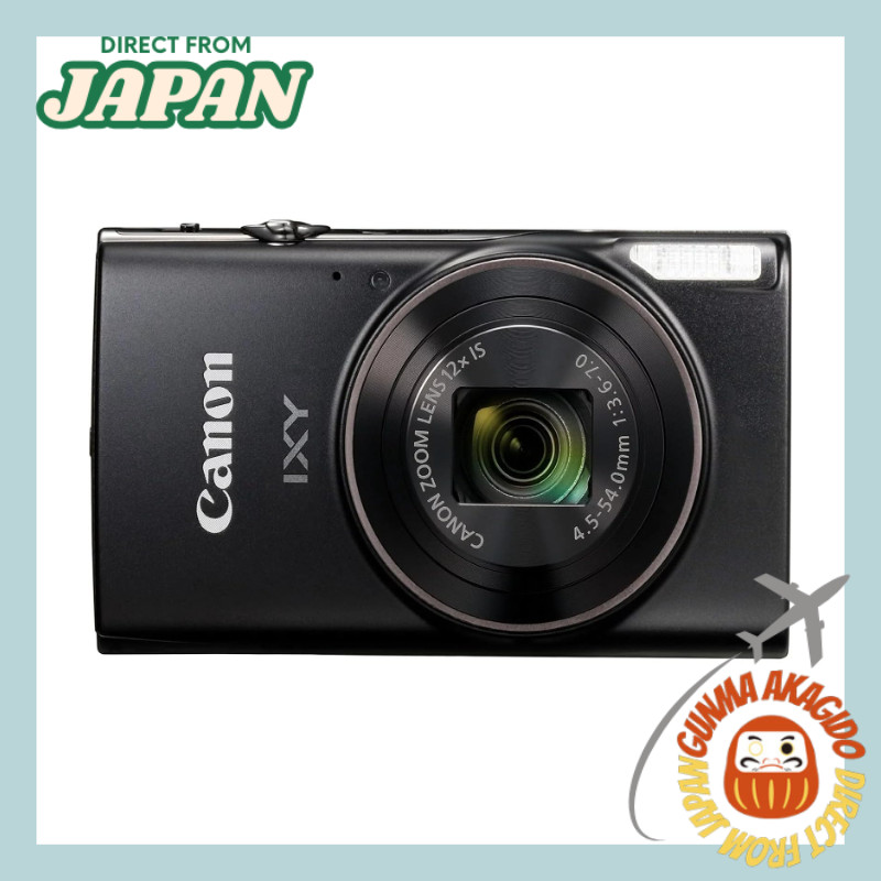 กล้องดิจิทัลคอมแพ็กต์ Canon IXY 650 สีดำ ซูมออปติคอล 12 เท่า/รองรับ Wi‑Fi IXY650BK [ Direct from Jap