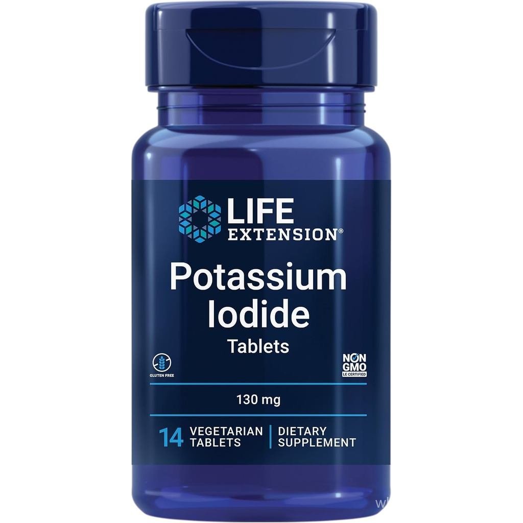 Life Extension Potassium Iodide 130มก. 14 เม็ด