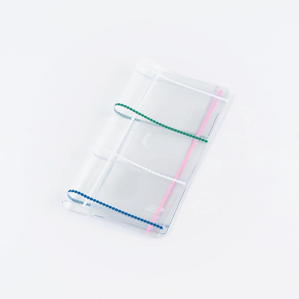 Hobonichi Techo Yoshie Watanabe Dot Check Clear Cover, Weeks /A6 /A5