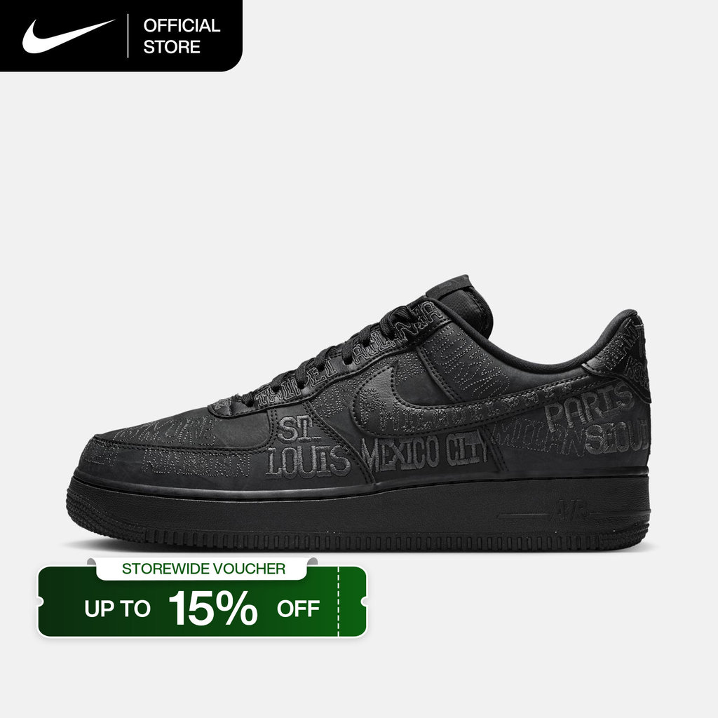 Nike Men's Air Force 1 '07 LV8 Shoes - Black [II1549-001]