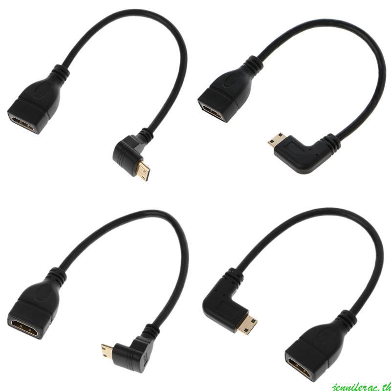 Jenniferac 90 องศามุม Mini USB ชายกับหญิง
