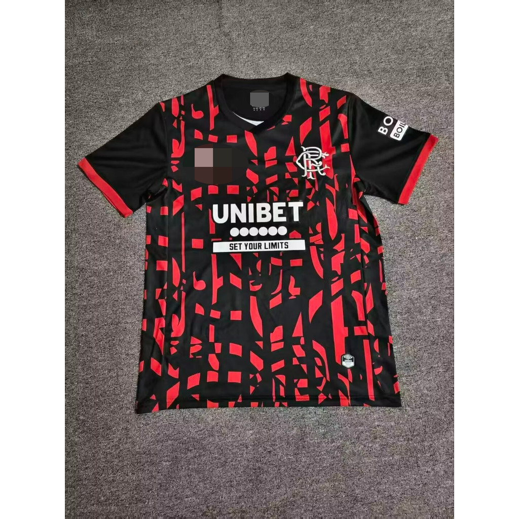Fan Version 26-27 Rangers away 2 Short Sleeve Man Jersey S-4XL