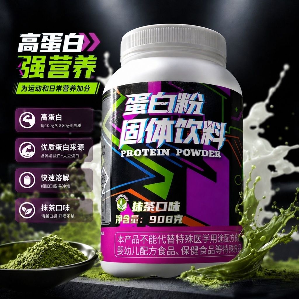 Yikena Yeast Protein Powder Protein Strength Training Muscle Fitness Men Women Non-Whey Protein Powd