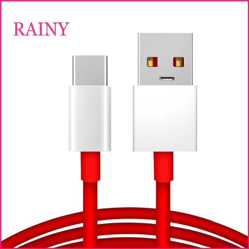 RAINY USB 3 1 Quick Fast Charging Data Cable สําหรับ 6T 5T 7 7pro สําหรับ 3T
