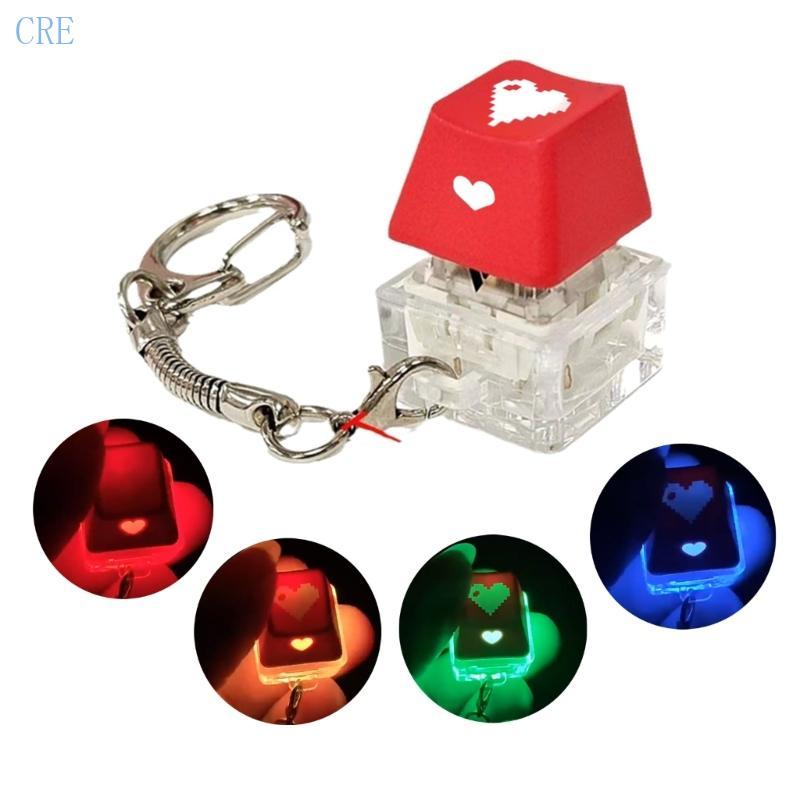 CRE เครื่องทดสอบเพลาคีย์บอร์ด Keycap พวงกุญแจ Keycap พวงกุญแจเครื่องทดสอบพวงกุญแจเครื่องกล
