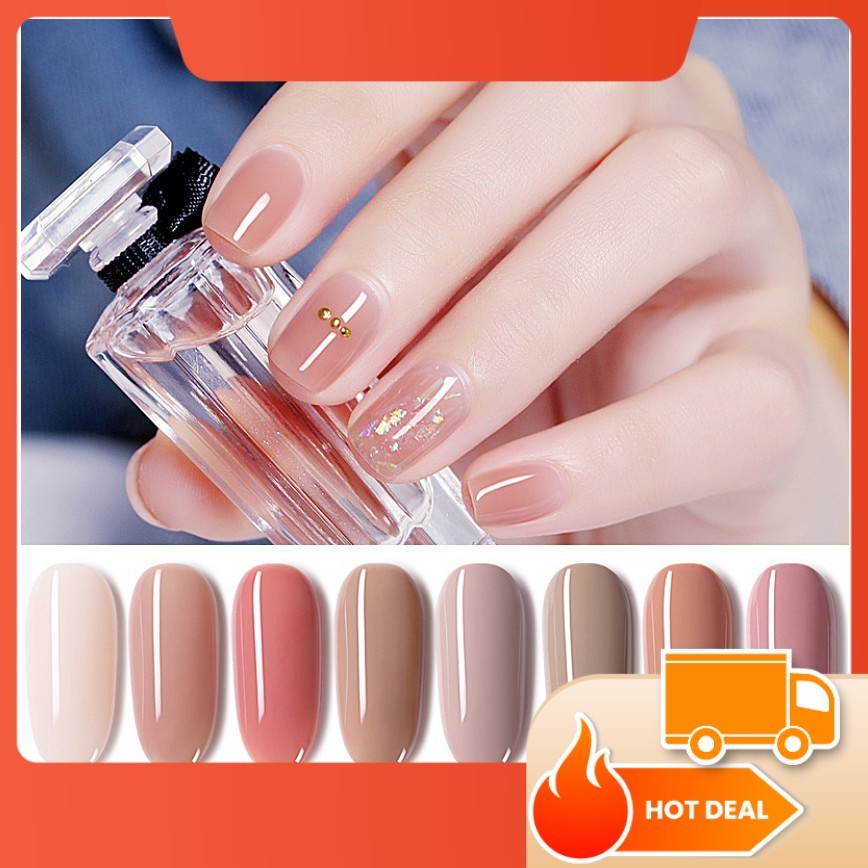สีเจล โทนนู้ด สีทาเล็บ GAOY 7.3ml. สีนู้ด ยาทาเล็บ สีกากเพชร พร้อมส่ง!!