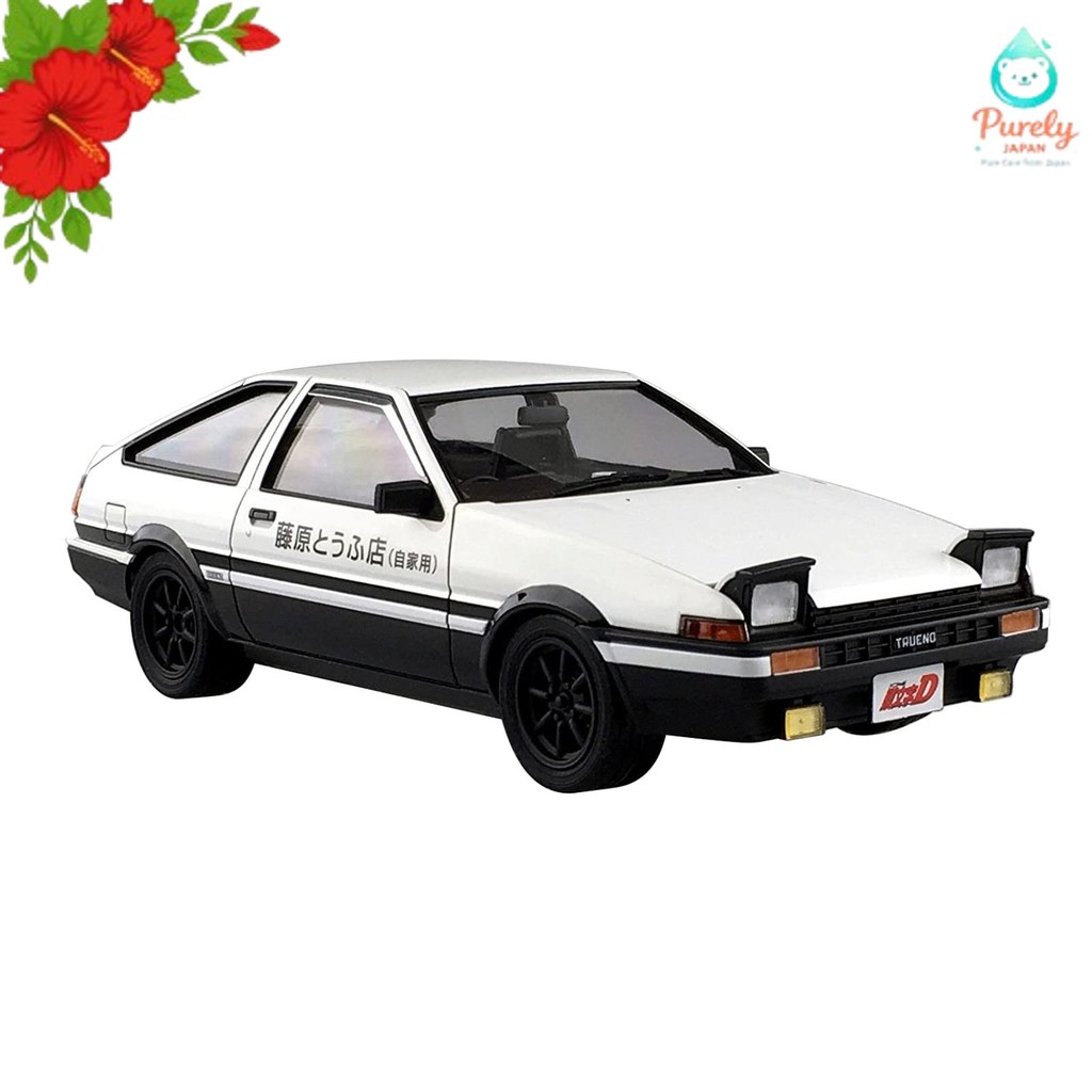 AOSHIMA โมเดลรถ AE86 ทเรโน จากการ์ตูน Initial D รุ่นที่ 5 /JAPANISE