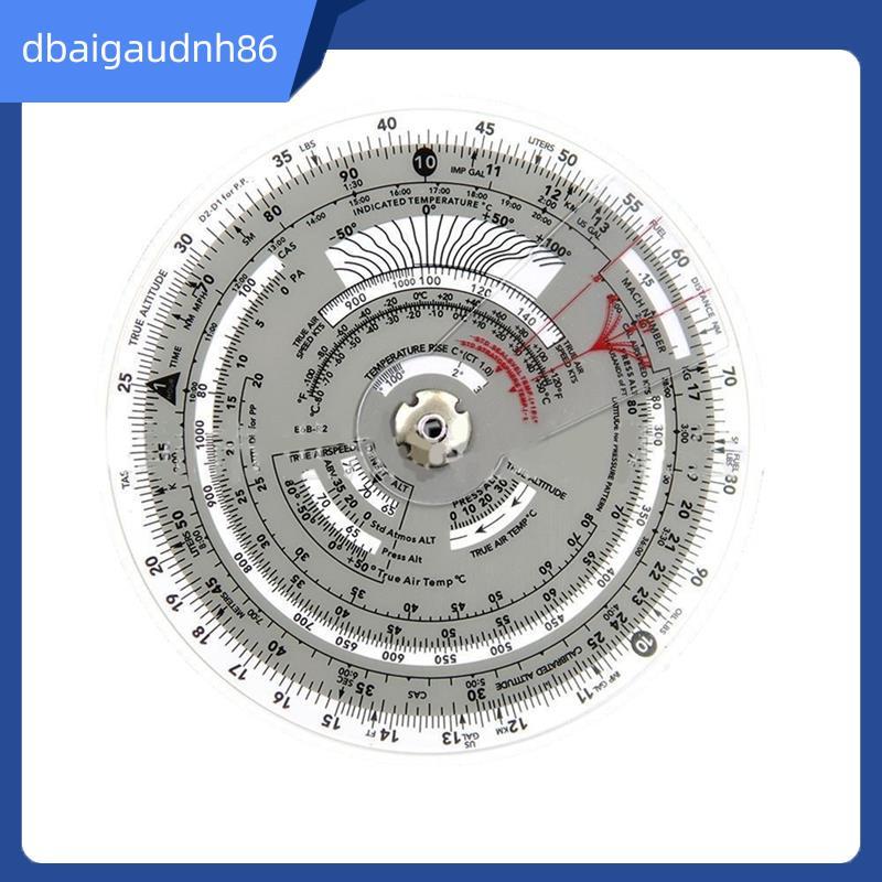 READY STOCKflight Training Circular Navigation Calwation Ruler Flight Computer สําหรับ Aviation Plot