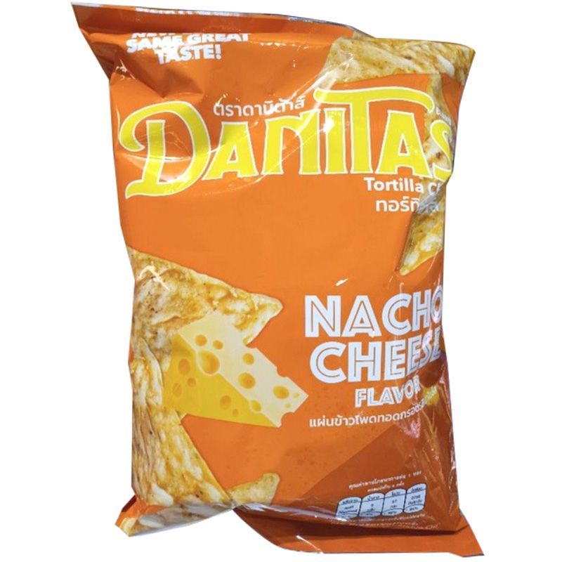 ดานิต้าส์คอร์นนาโชชีส 180กรัม Danitas Corn Chip Nacho Cheese 180g.