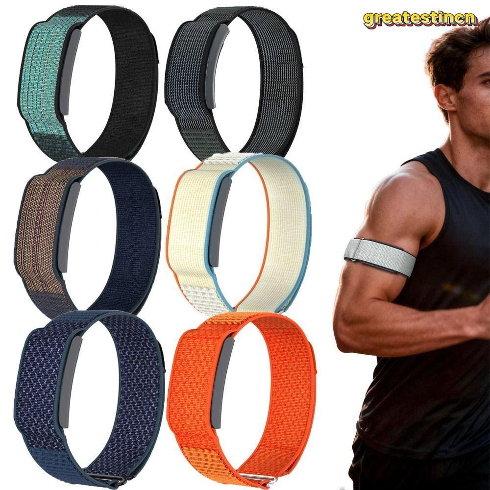 GREAT Sport Band, Loop Design Nylon Fitness Tracker Strap, Breathable Adjustable 22mm Bicep Band สํา