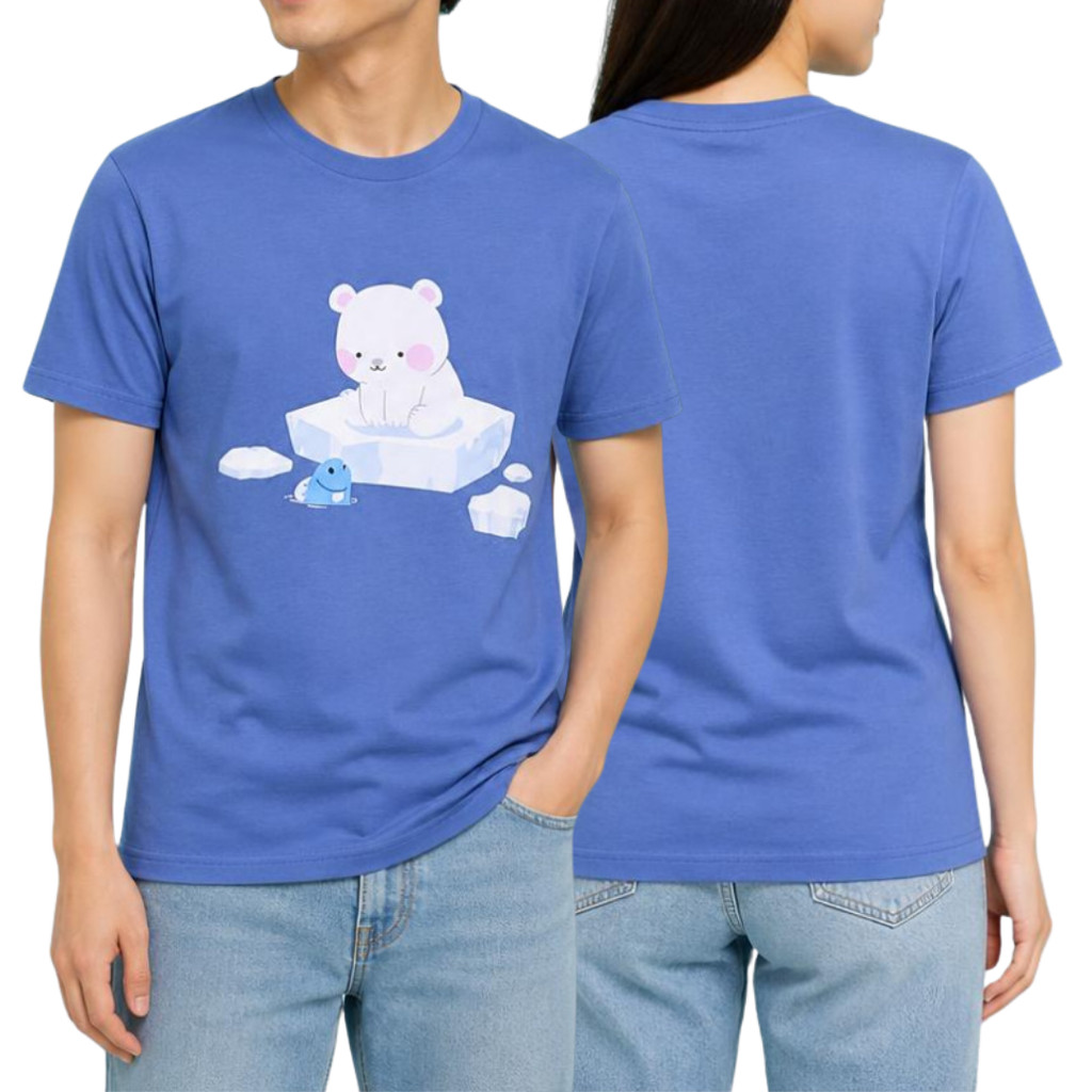 เสื้อยืดผู้ใหญ่ Exploria Mighty Jaxx Polarbear