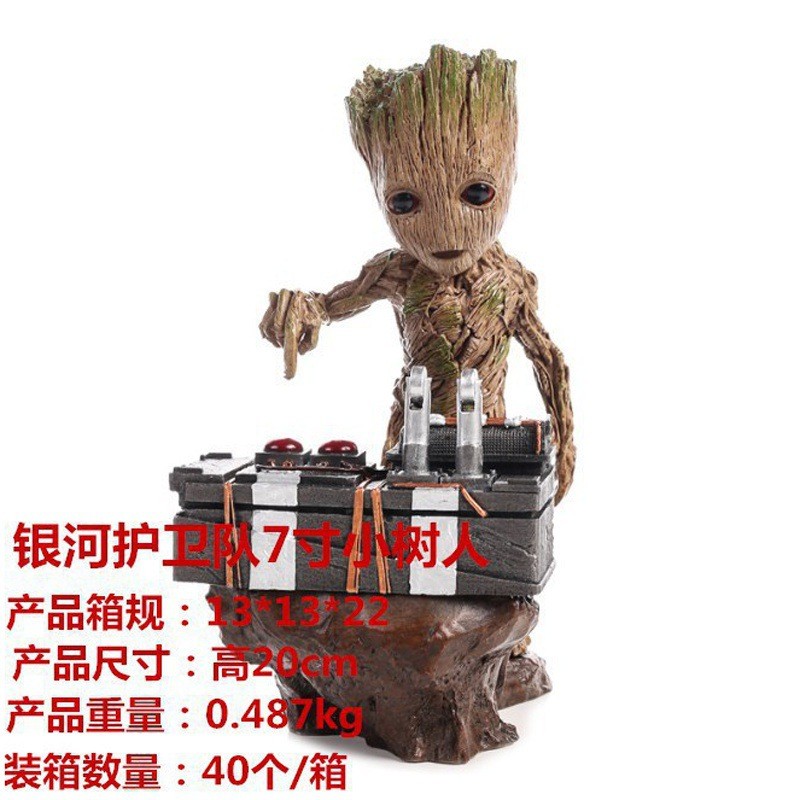 Guardians of the Galaxy Vol. 2 Baby Groot PVC Action Figure - 7 นิ้ว Bomb Pose ของเล่นสะสมสําหรับ Ho