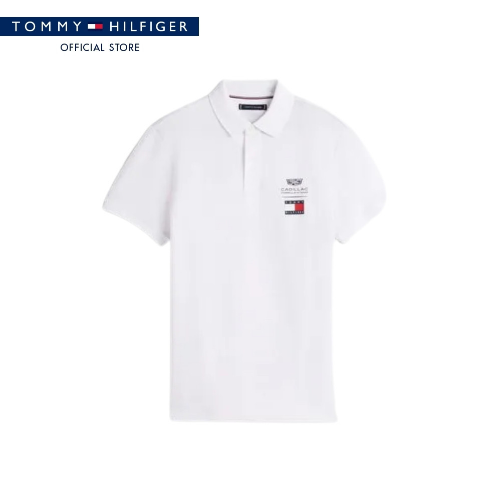 Tommy Hilfiger เสื้อโปโล ผู้ชาย รุ่น MN0MN00089 YBR - สีขาว