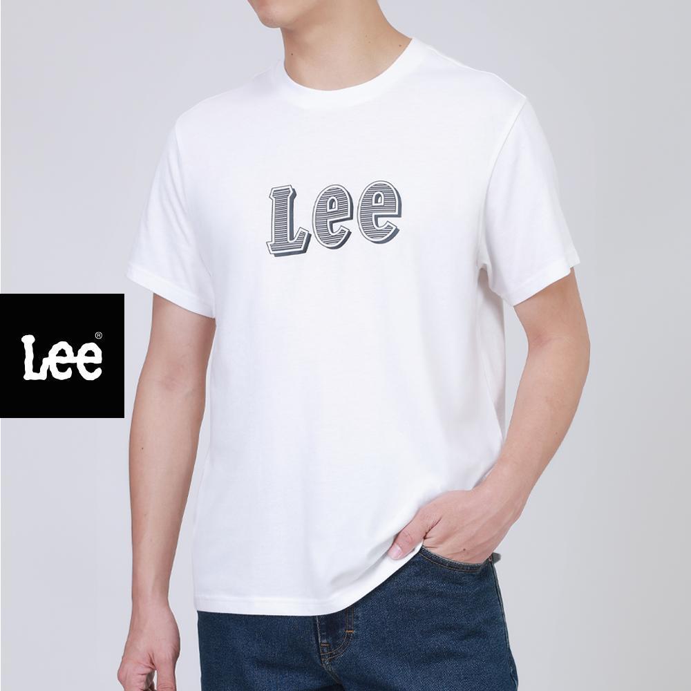 LEE เสื้อยืดแขนสั้นผู้ชาย รุ่น LE F126MTSSF08 สีขาว