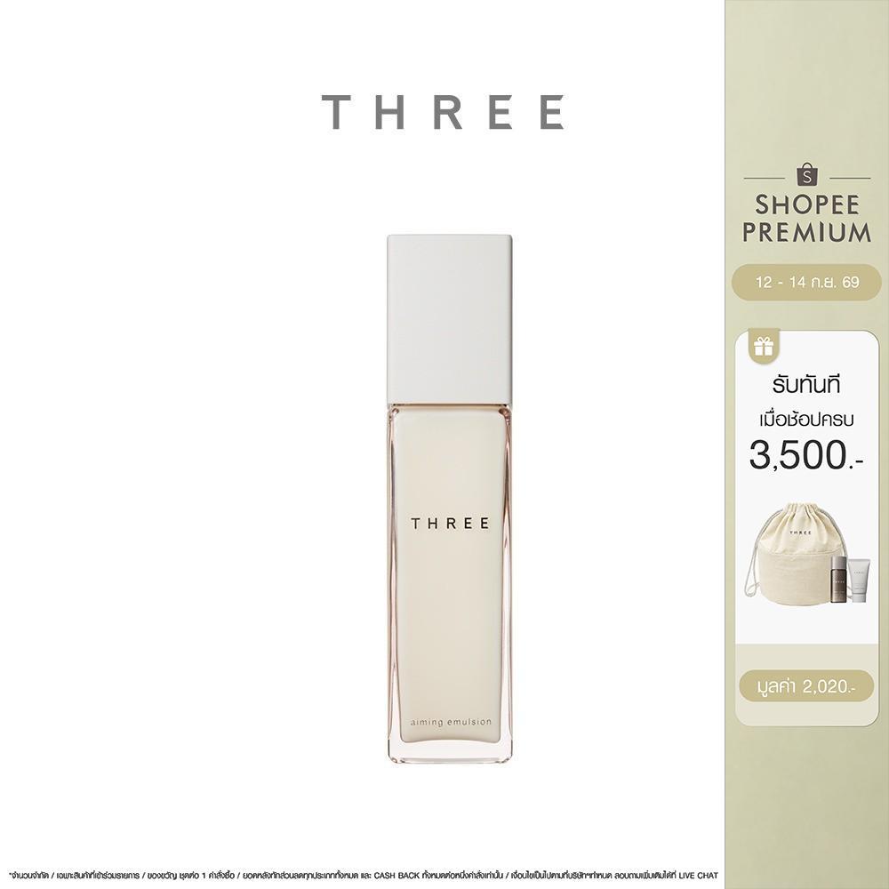 THREE Aiming Emulsion R 100 mL Aiming Emulsion R 100 mL ทรี เอมมิ่ง อีมัลชั่น ผลิตภัณฑ์บำรุงผิวหน้า