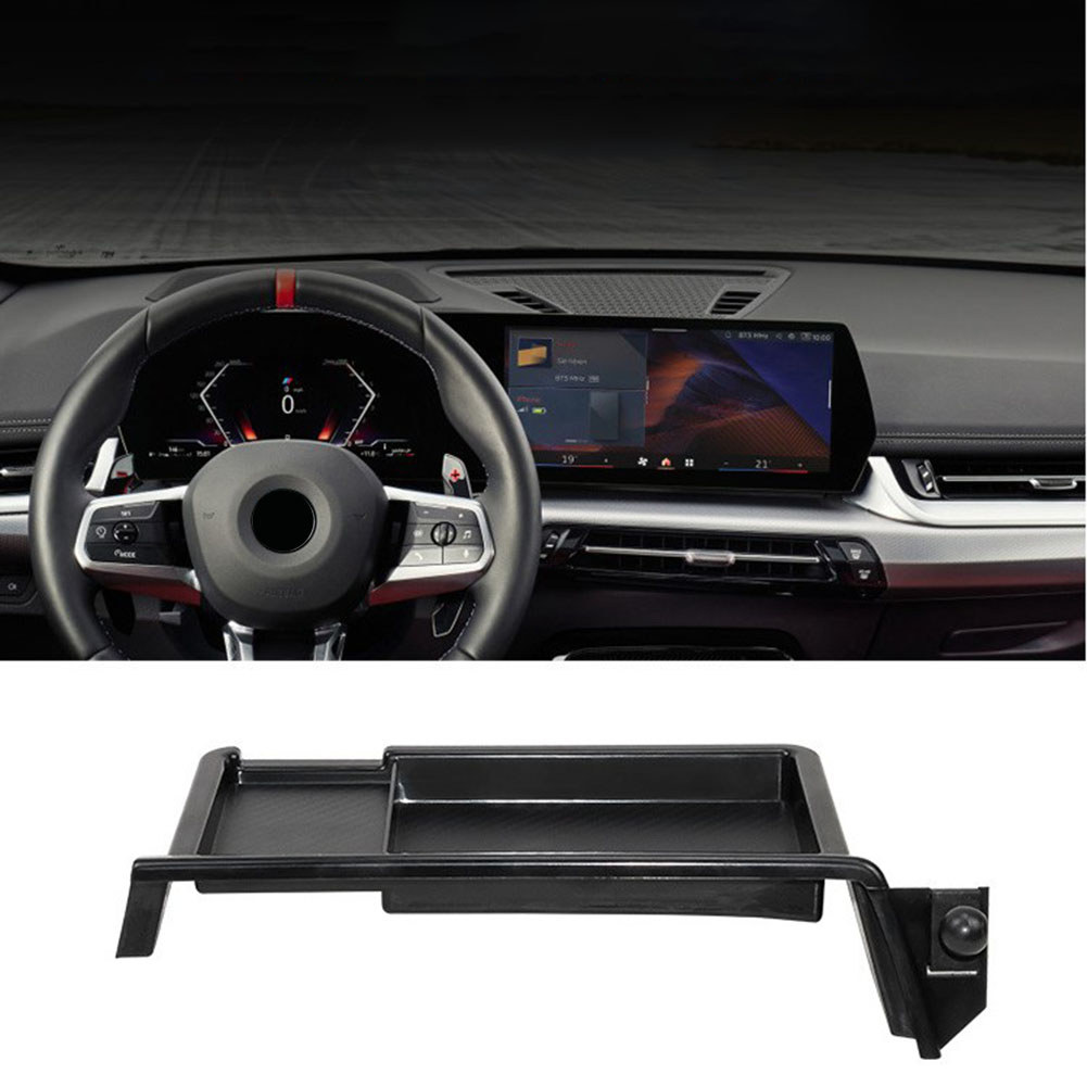 [RDYSHOP] สําหรับ BMW สําหรับ X1 U11 2023 หน้าจอนําทางในรถยนต์ที่วางโทรศัพท์มือถือถาดเก็บของ