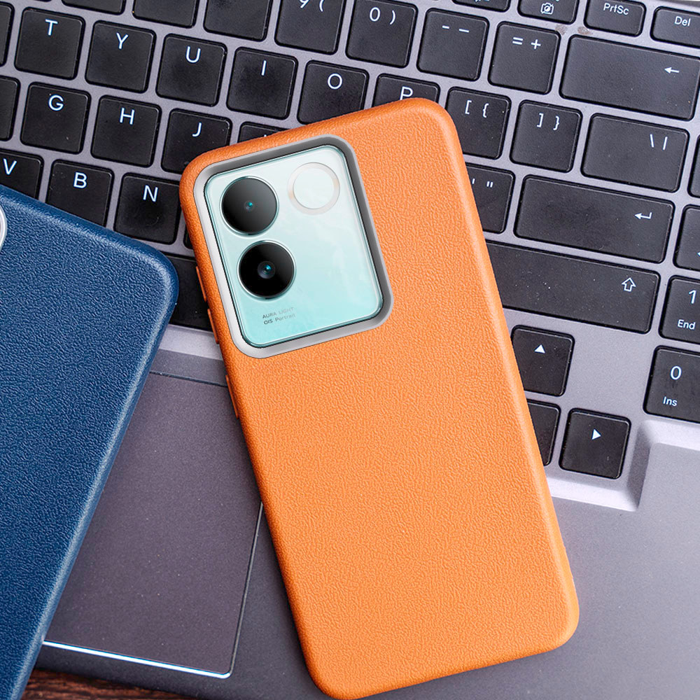 เคสโทรศัพท์สําหรับVivo S17E iQOO Z7 Pro T2 Pro 5G V2285Aพรีเมี่ยมหนังFauxยางTPUผิวFriendly Touch Bez